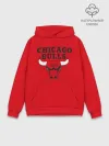 Худи мужской база хлопок / Chicago Bulls