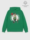 Худи мужской база хлопок / Boston Celtics