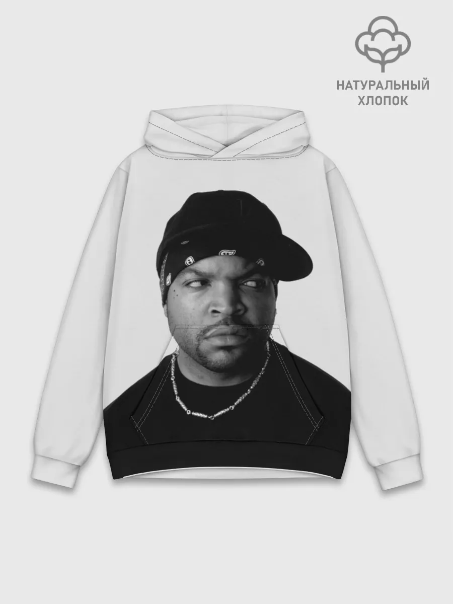 Худи мужской база хлопок / Ice Cube