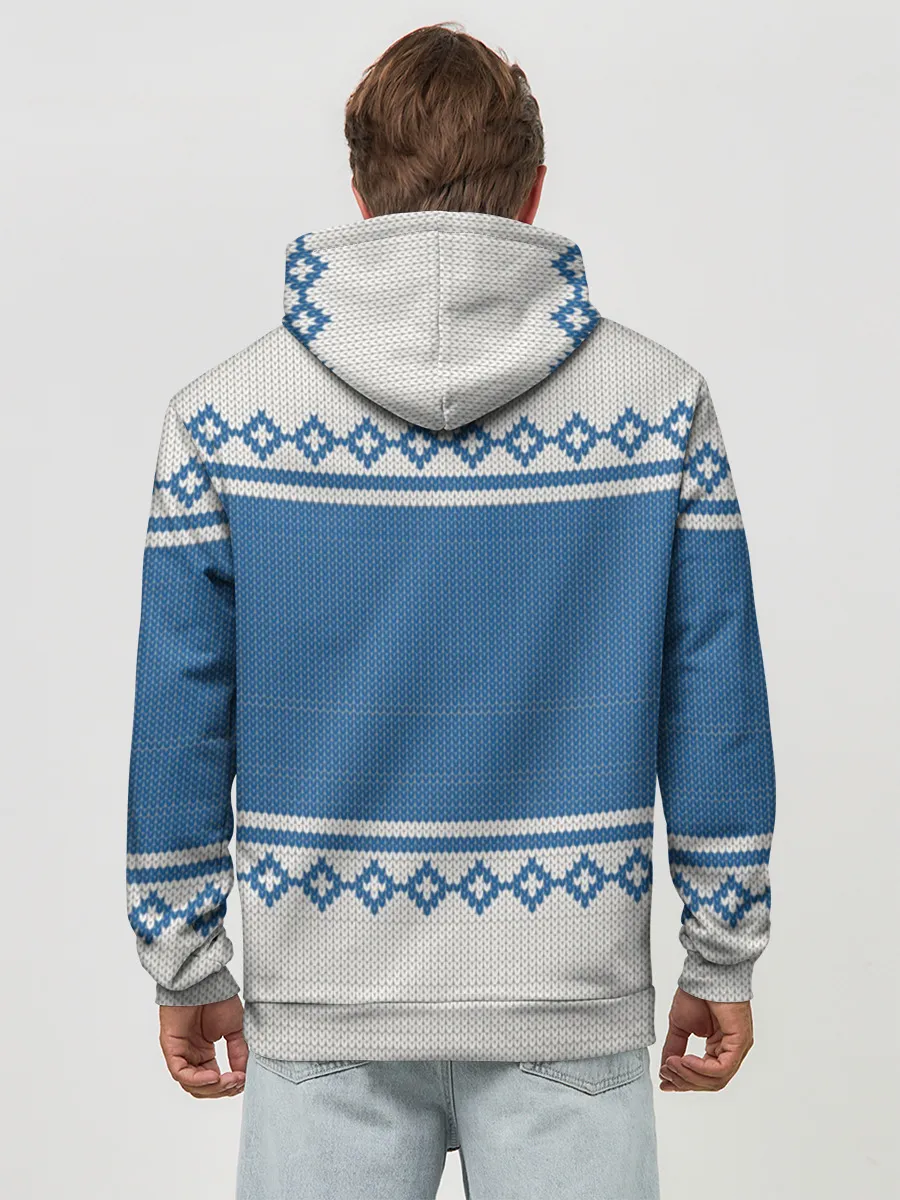 Худи мужской база хлопок / Свитер с Оленем