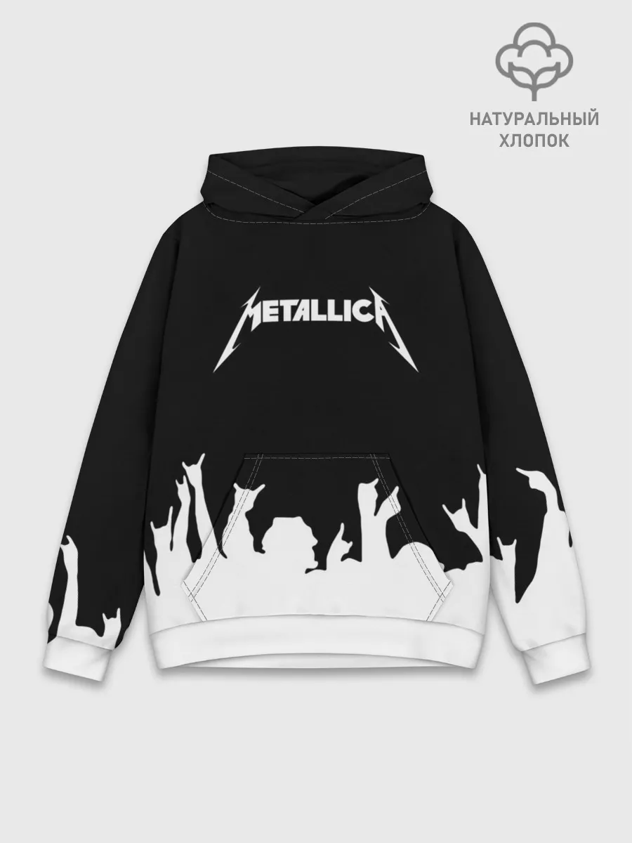 Худи мужской база хлопок / Metallica