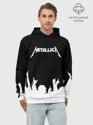 Худи мужской база хлопок / Metallica