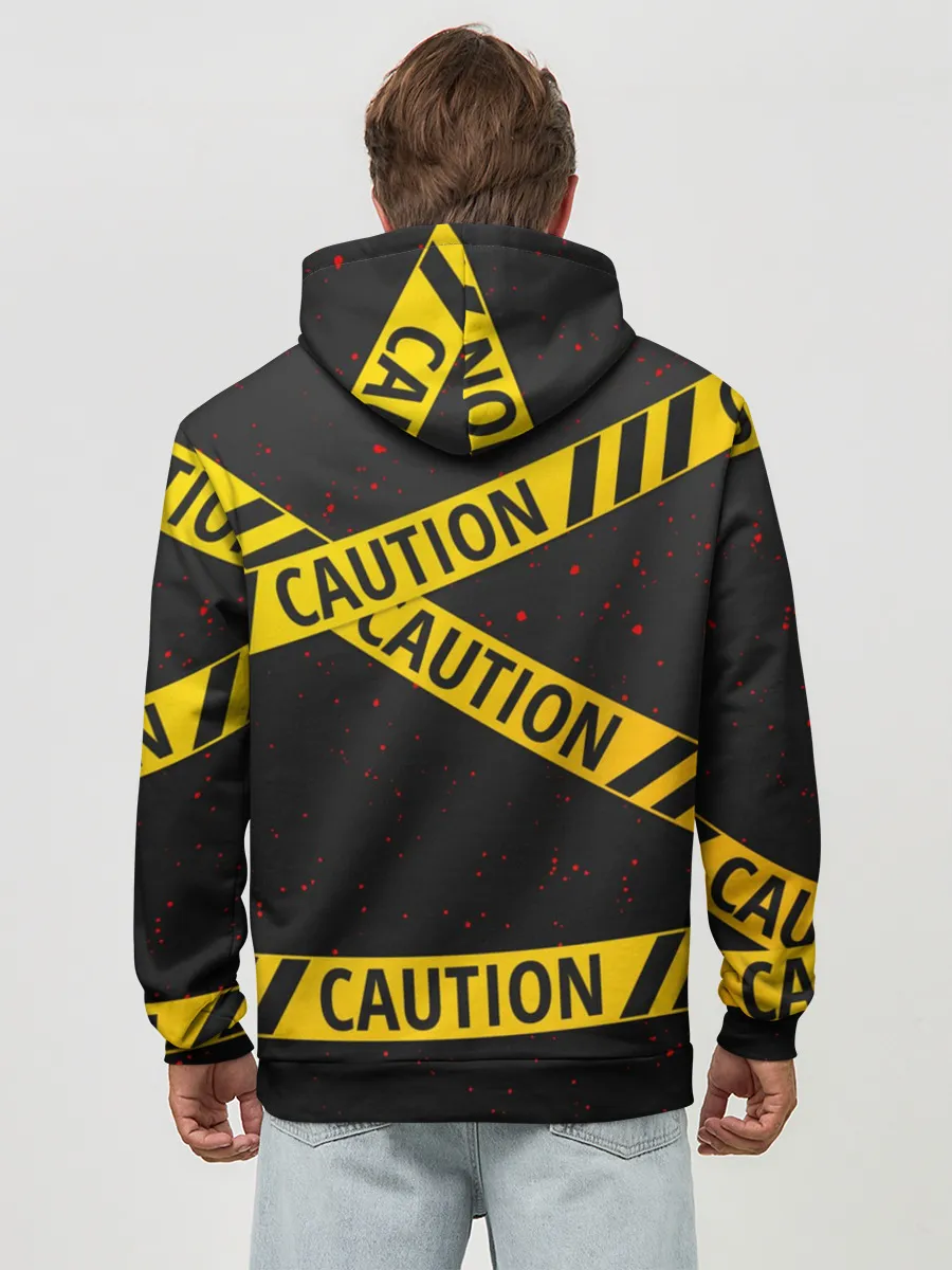 Худи мужской база хлопок / Caution Style