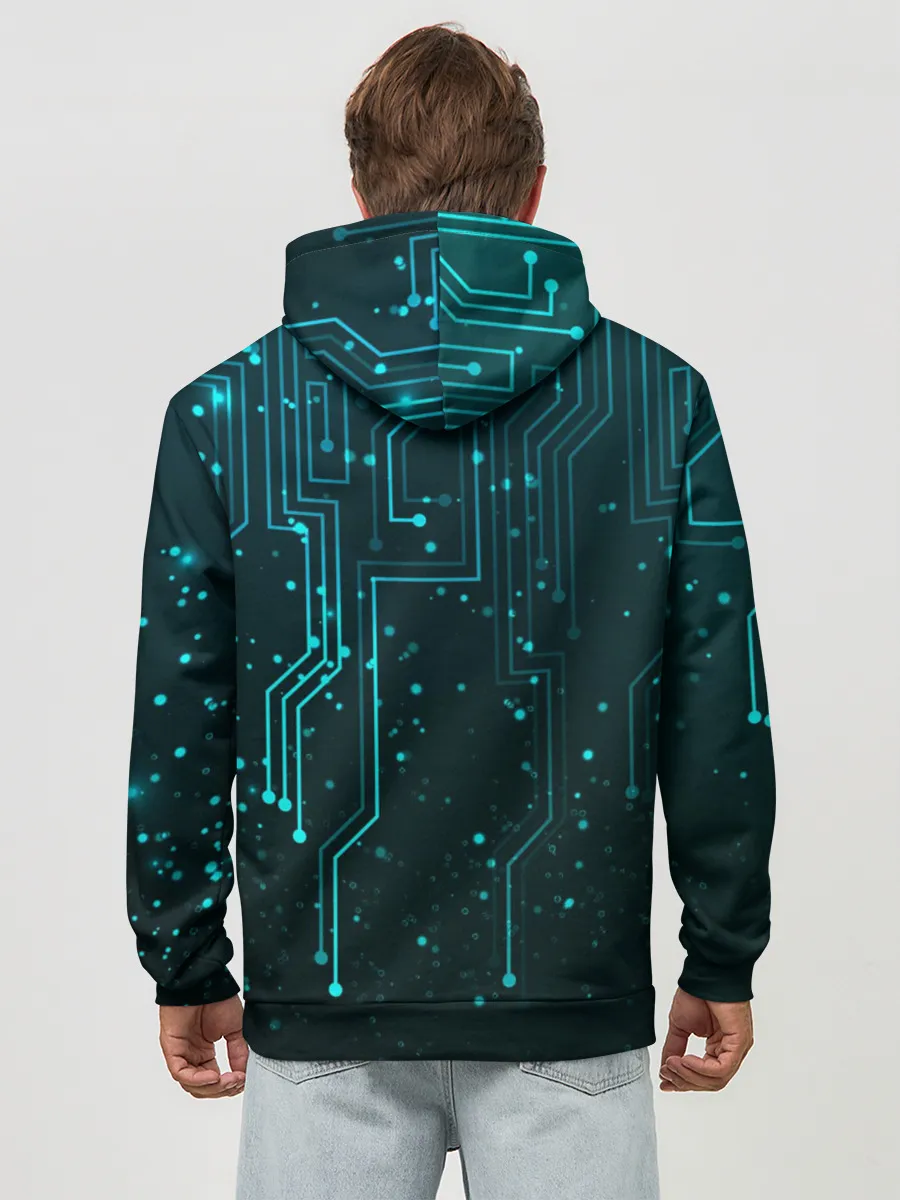 Худи мужской база хлопок / В стиле Трон новое поколения