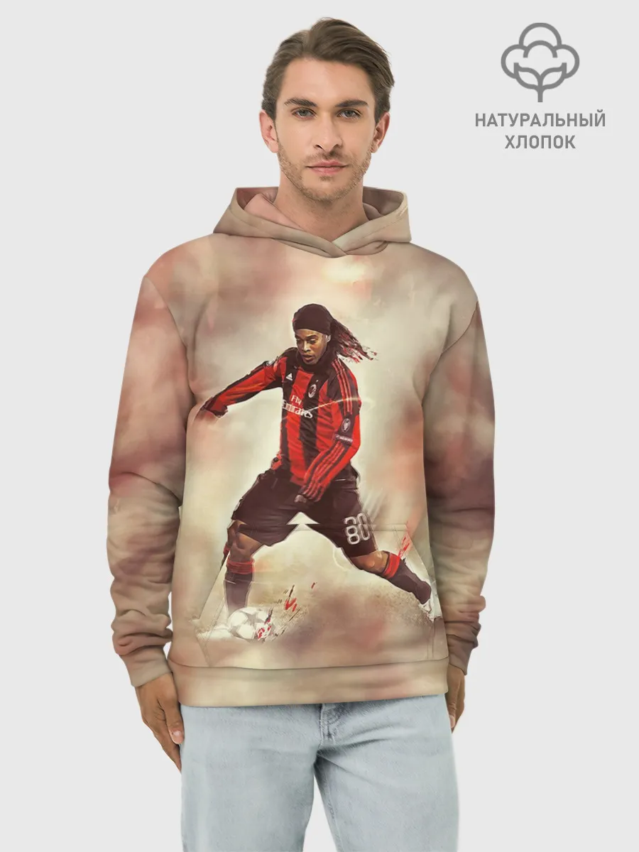 Худи мужской база хлопок / Ronaldinho