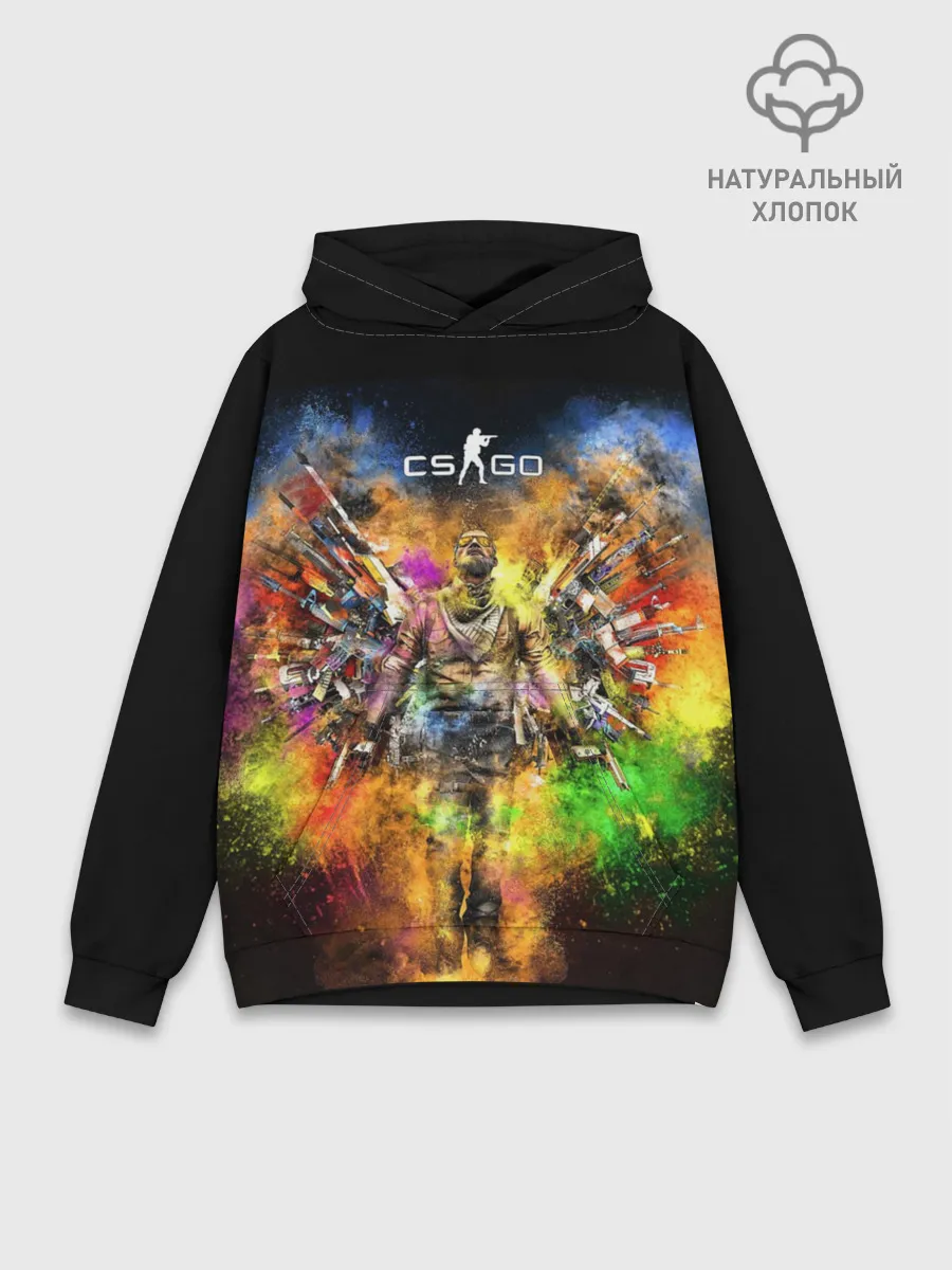Худи мужской база хлопок / CS GO