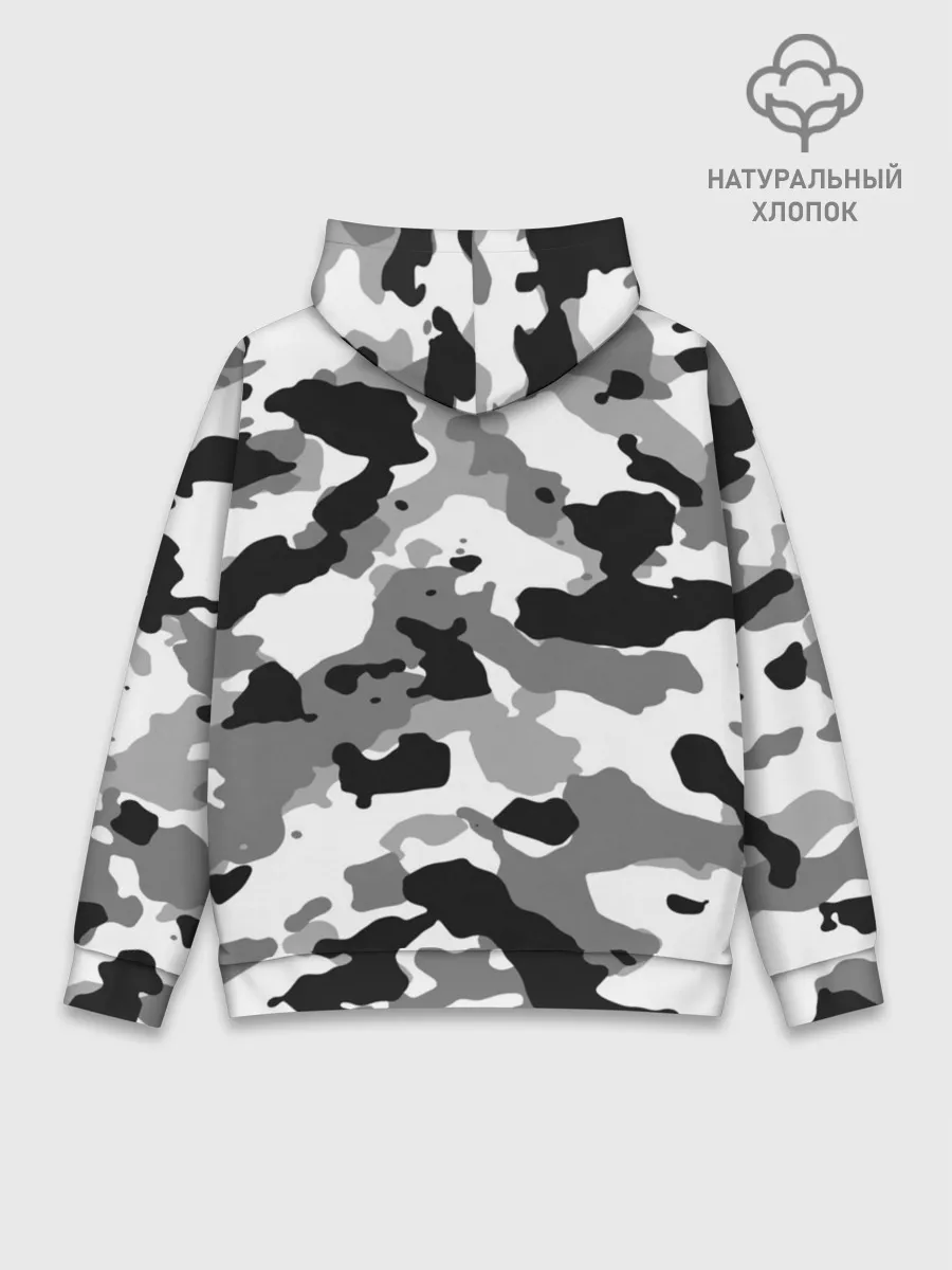 Худи мужской база хлопок / FC Juventus Camouflage