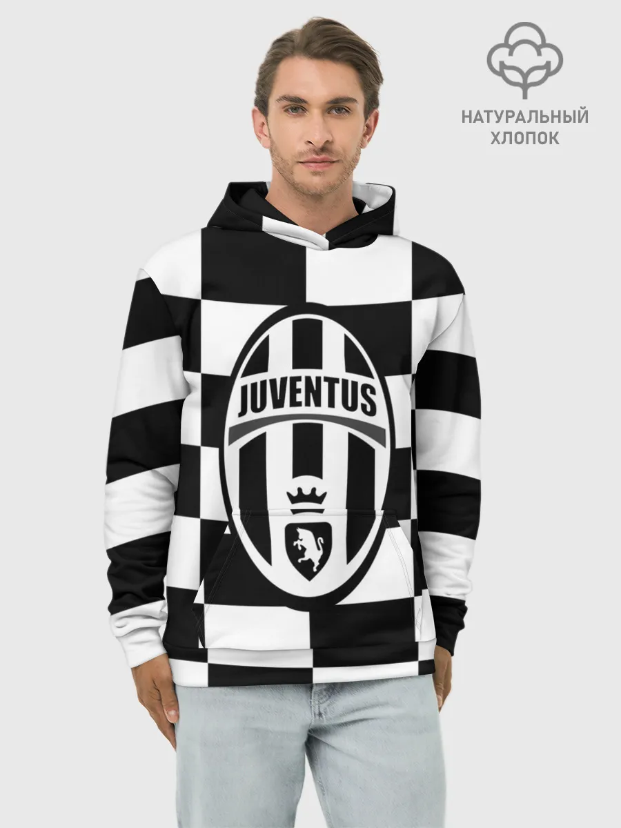 Худи мужской база хлопок / Juventus