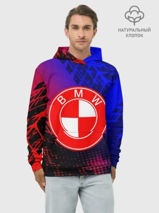 Худи мужской база хлопок / BMW uniform collection