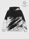 Худи мужской база хлопок / abstraction black&white