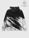 Худи мужской база хлопок / abstraction black&white