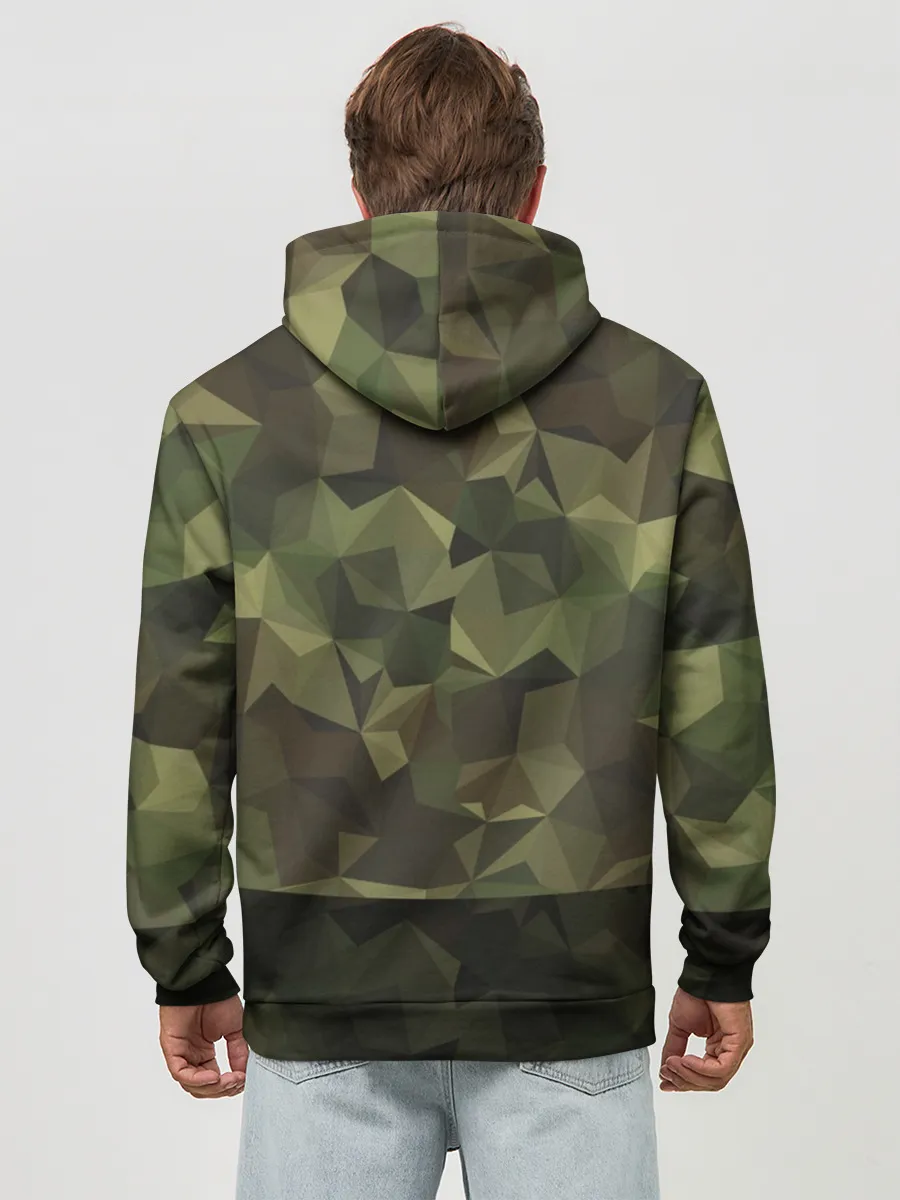 Худи мужской база хлопок / Дикий доберман