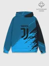 Худи мужской база хлопок / FC Juventus abstract style