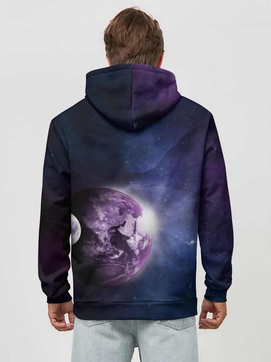 Худи мужской база хлопок / На земле с 1974