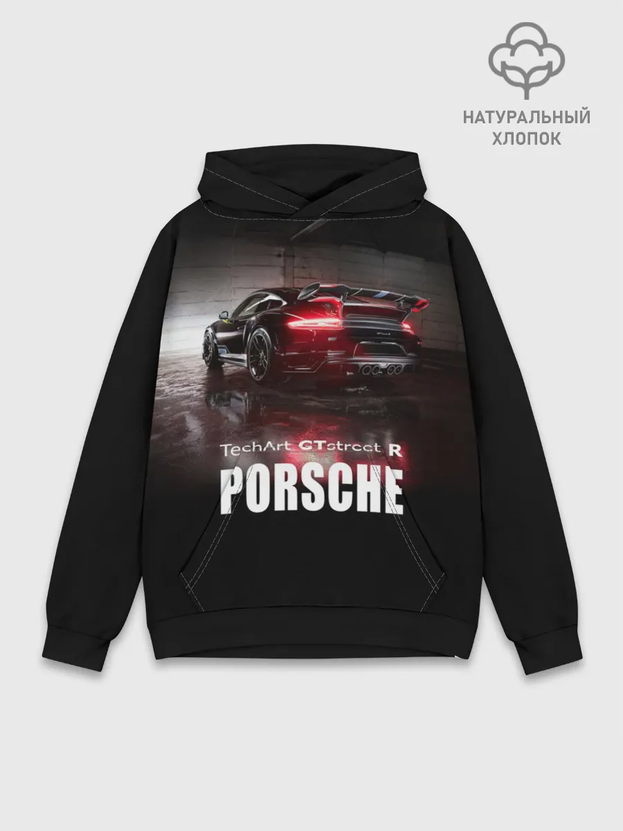 Худи мужской база хлопок / Porsche GTstreet R