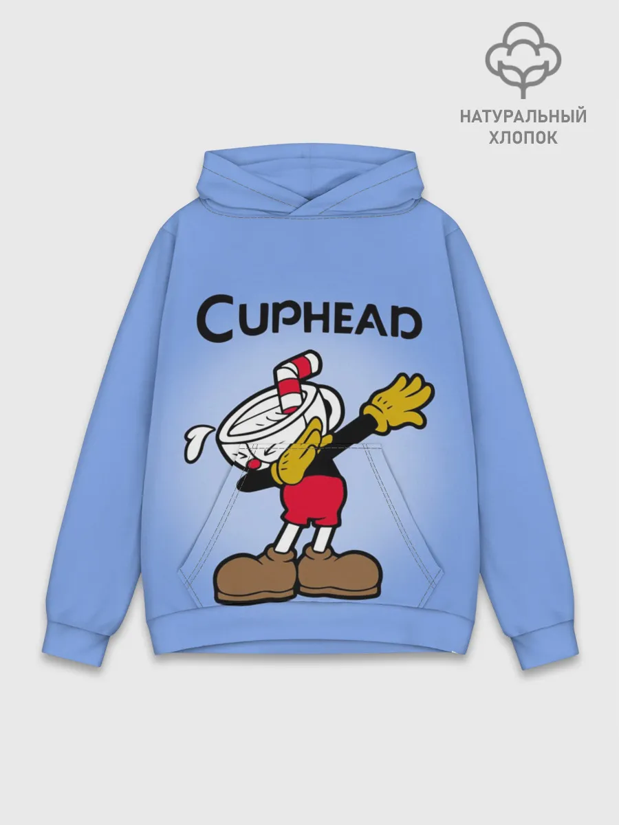 Худи мужской база хлопок / Cuphead