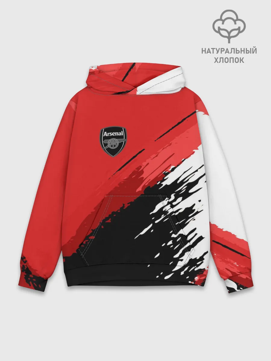 Худи мужской база хлопок / Arsenal 2018 Original