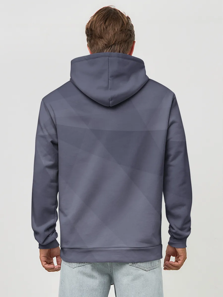 Худи мужской база хлопок / Лучший в мире папа