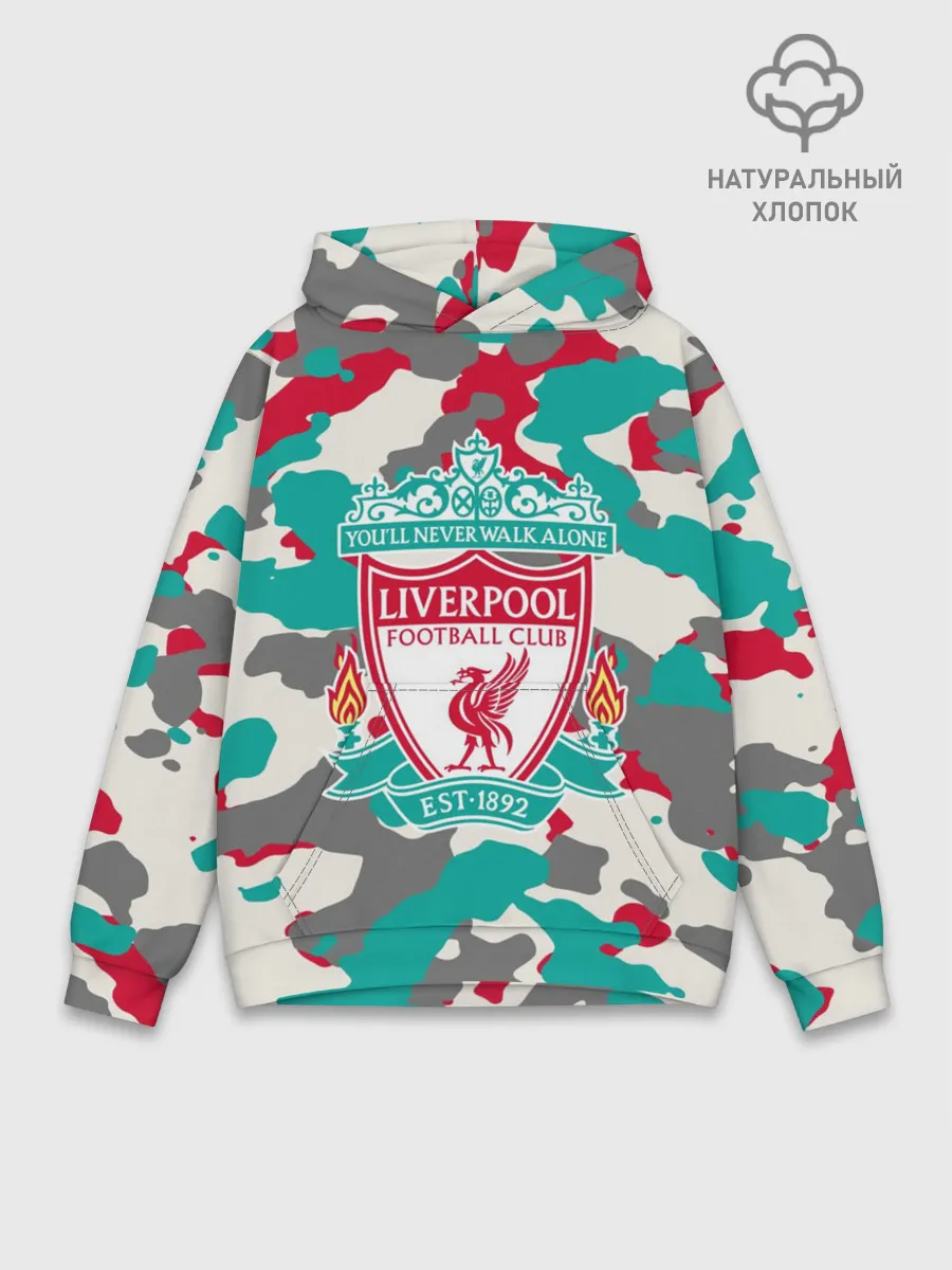 Худи мужской база хлопок / FC Liverpool