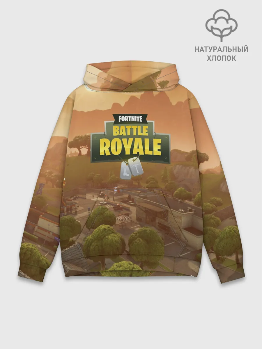 Худи мужской база хлопок / Fortnite Battle Royale