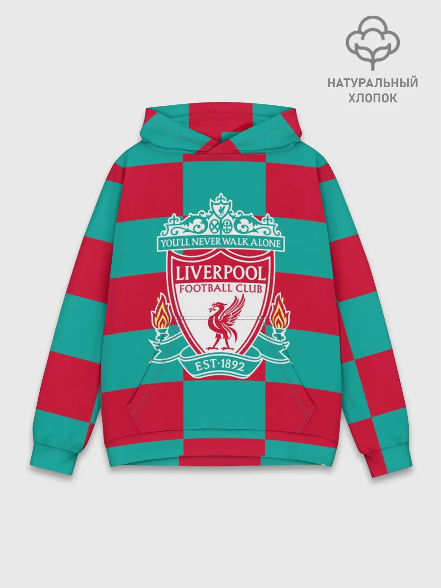 Худи мужской база хлопок / ФК Ливерпуль