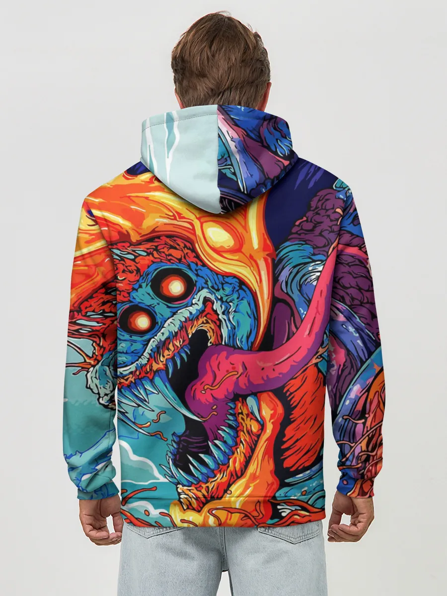 Худи мужской база хлопок / Николай в стиле CS GO