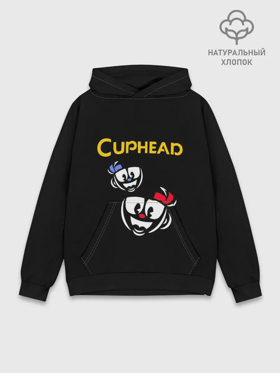 Худи мужской база хлопок / Cuphead