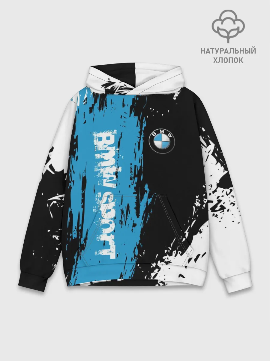 Худи мужской база хлопок / BMW | БМВ SPORT