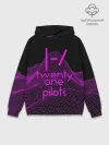 Худи мужской база хлопок / twenty one pilots neon music