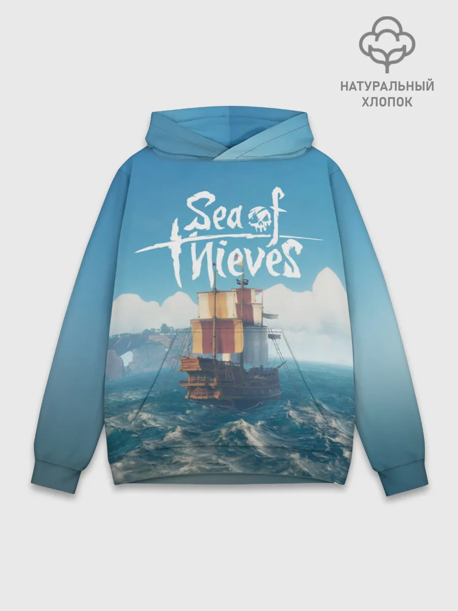 Худи мужской база хлопок / Sea of Thieves