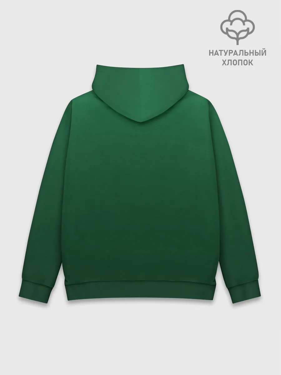 Худи мужской база хлопок / Клевер удачи