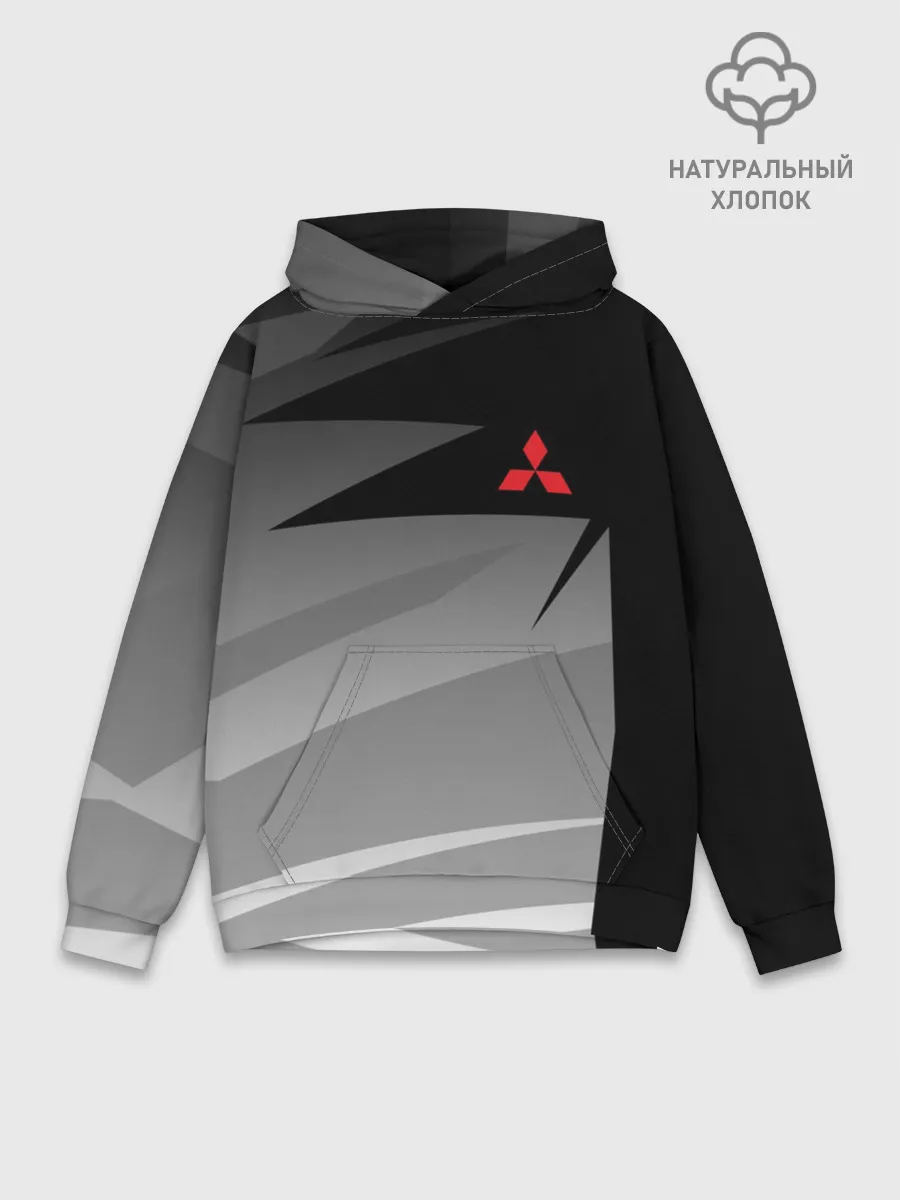 Худи мужской база хлопок / MITSUBISHI SPORT