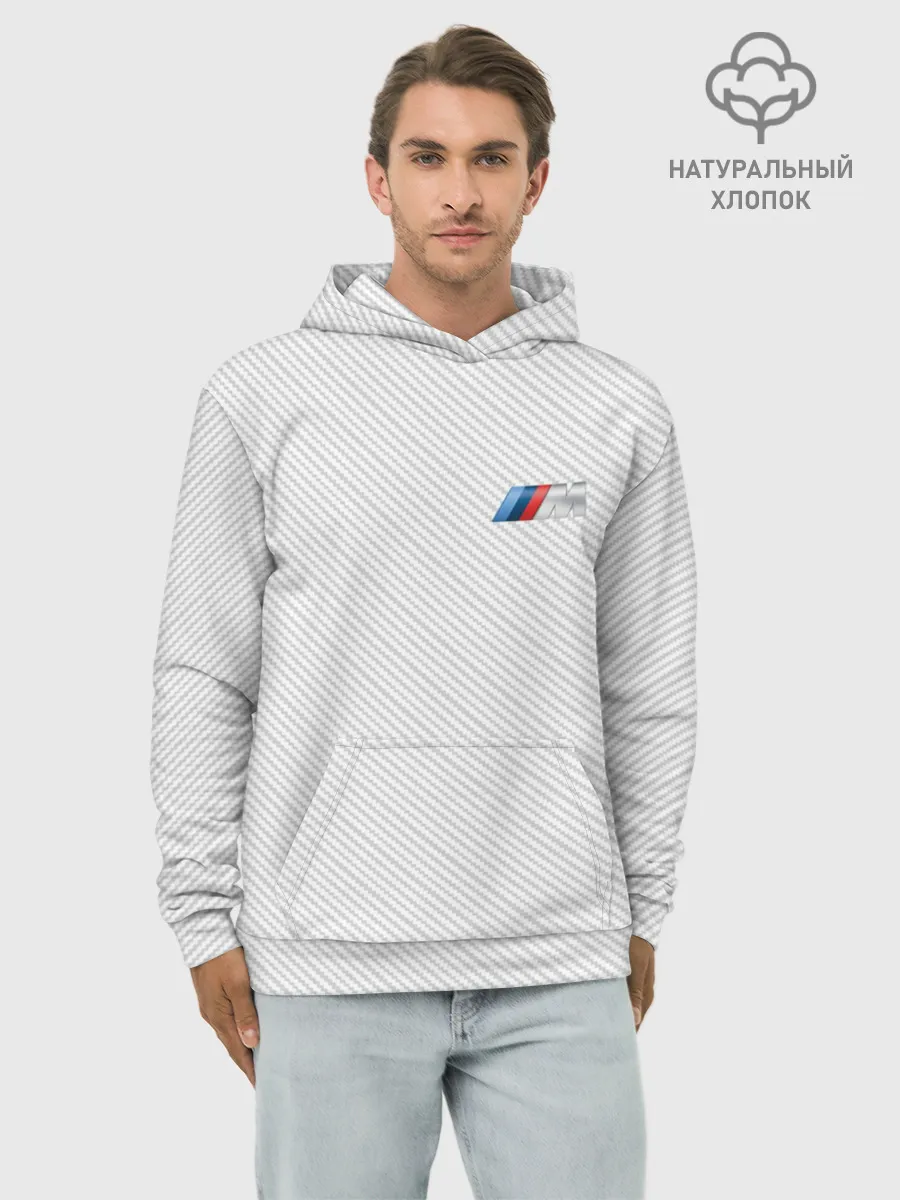 Худи мужской база хлопок / BMW CARBON ///M SPORT