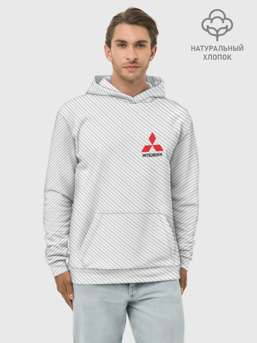 Худи мужской база хлопок / MITSUBISHI SPORT