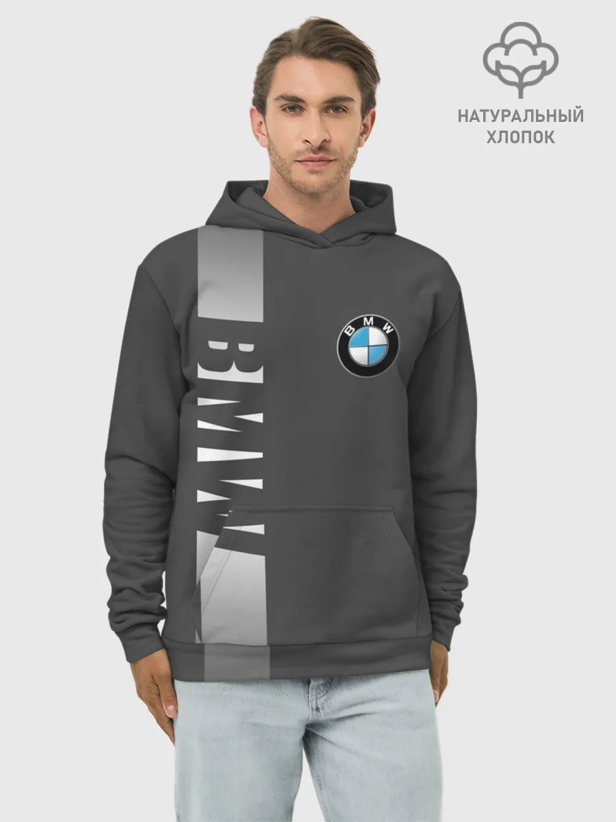 Худи мужской база хлопок / BMW SPORT