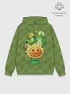 Худи мужской база хлопок / Plants vs Zombies