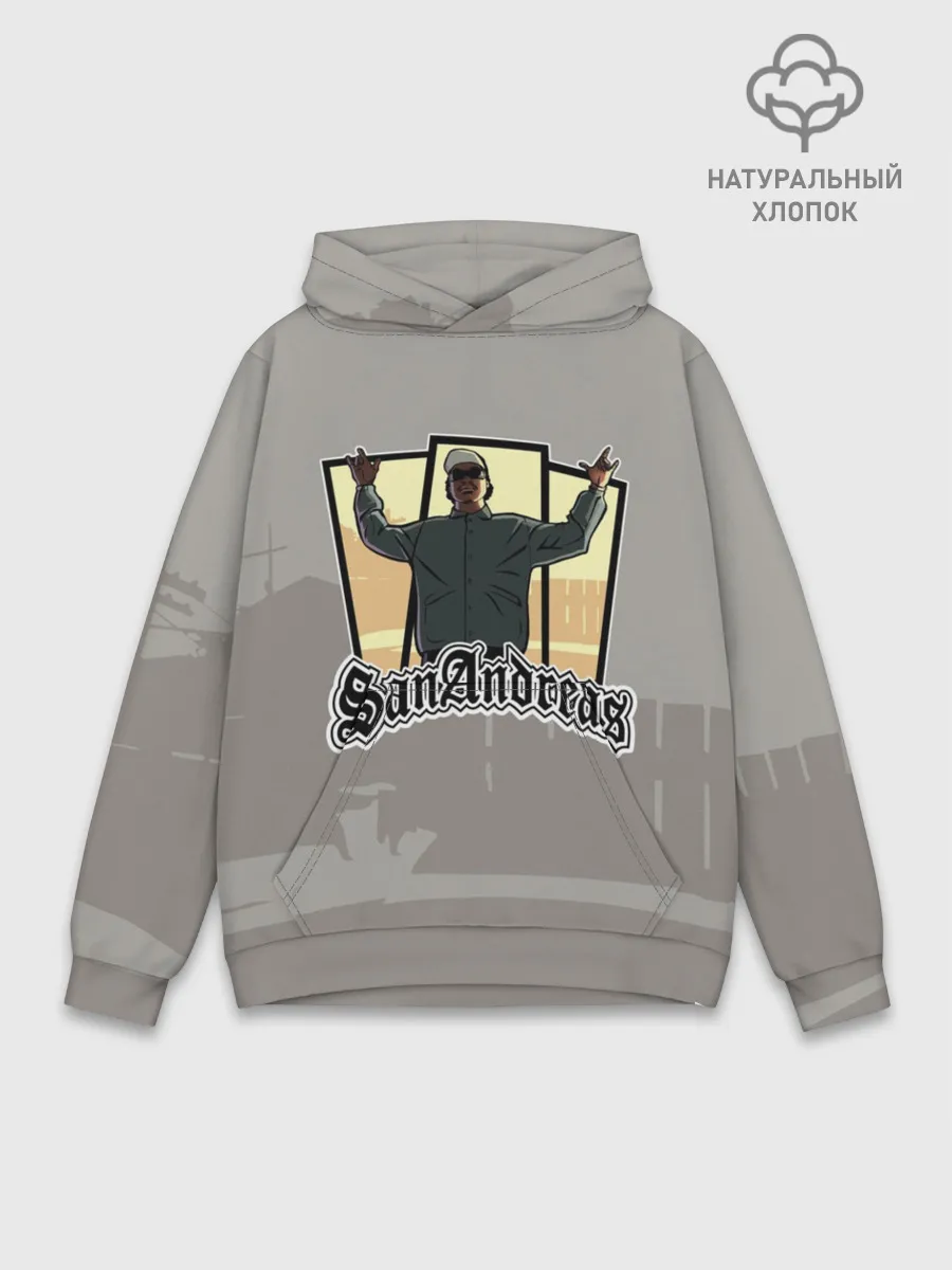 Худи мужской база хлопок / GTA SA - Райдер v2