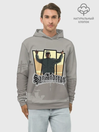 Худи мужской база хлопок / GTA SA - Райдер v2
