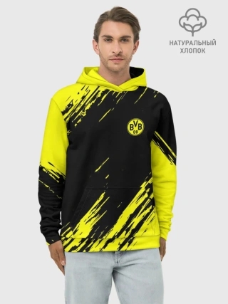 Худи мужской база хлопок / FC Borussia 2018 Original