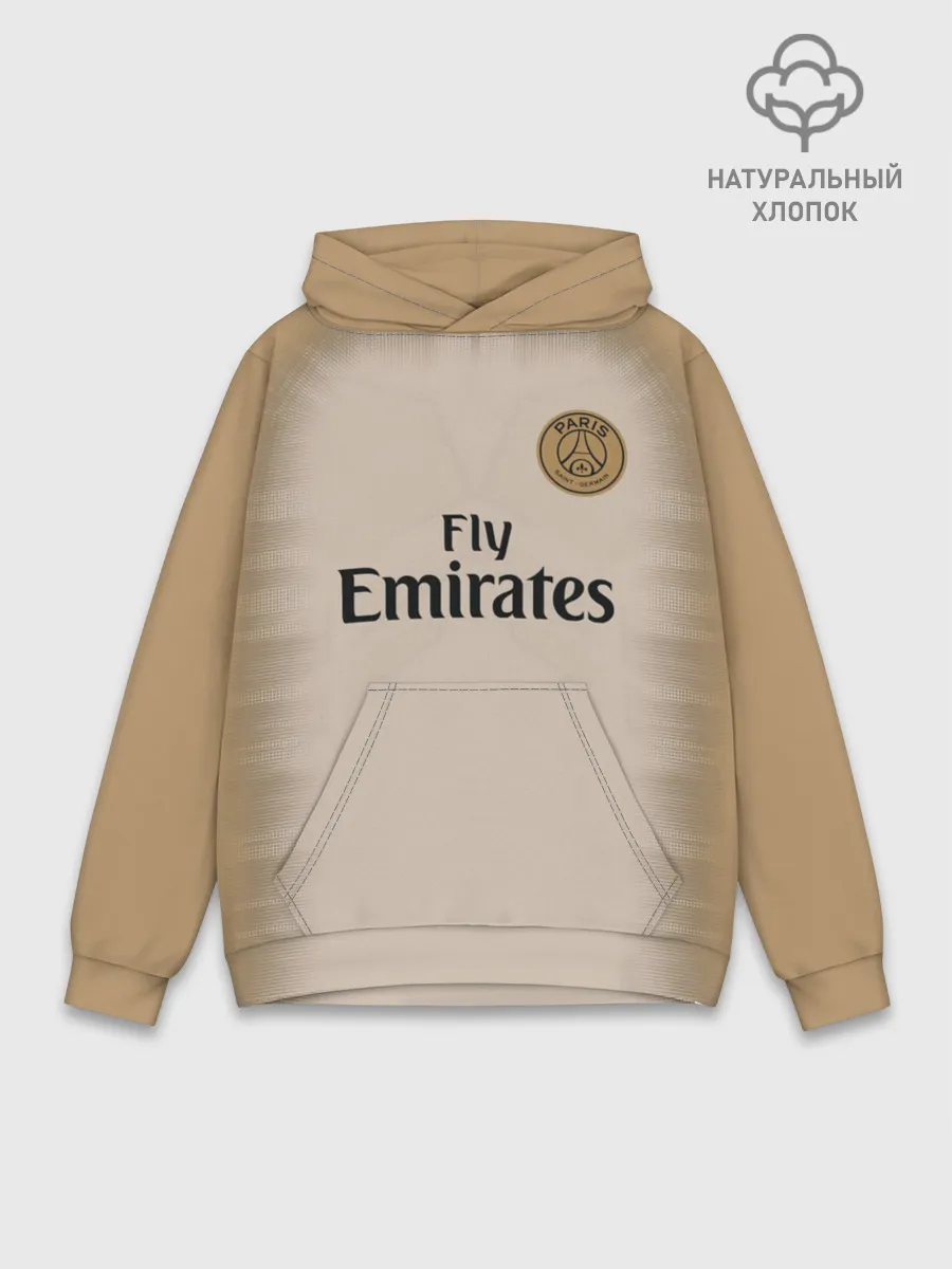 Худи мужской база хлопок / PSG Форма Новая Away 18/19