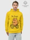 Худи мужской база хлопок / Be Happy,cat