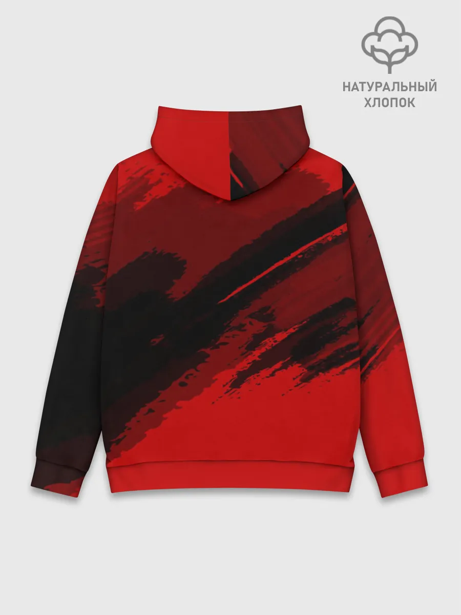 Худи мужской база хлопок / JUVENTUS SPORT RED