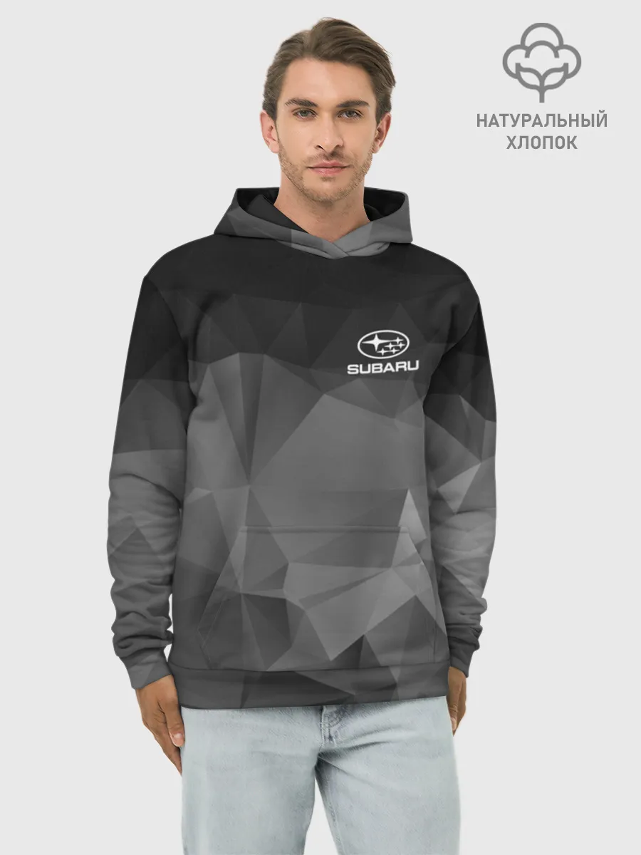Худи мужской база хлопок / SUBARU SPORT