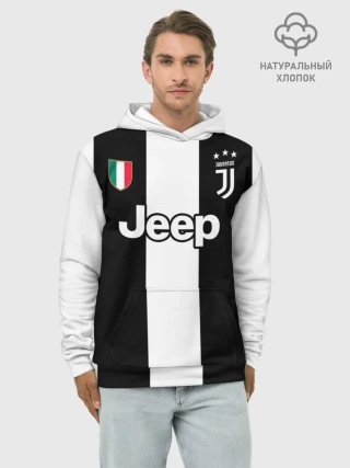 Худи мужской база хлопок / Дибала Форма Новая Home 18/19