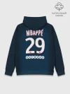 Худи мужской база хлопок / Мбаппе Форма Домашняя 18/19
