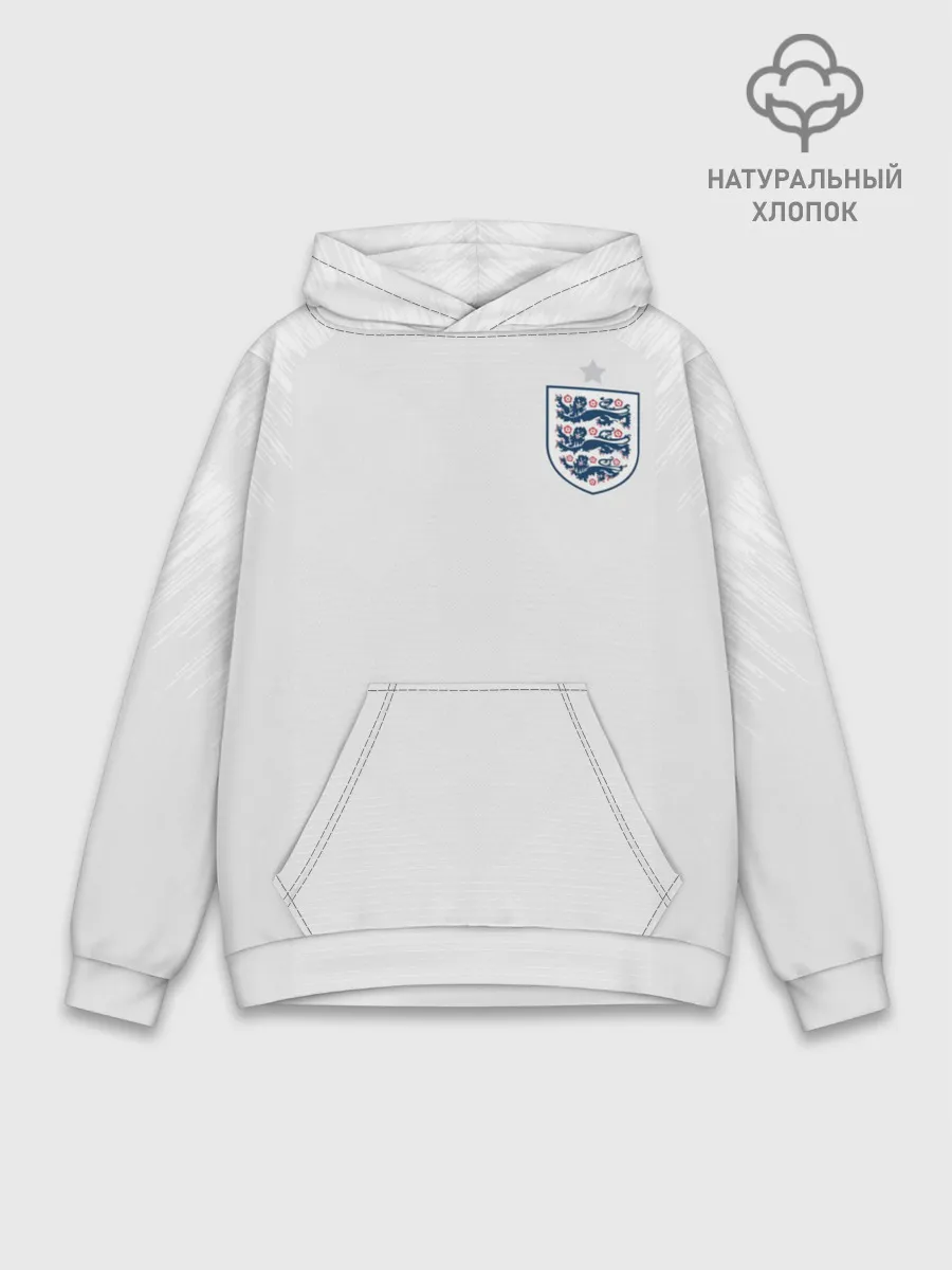 Худи мужской база хлопок / England home WC 2018
