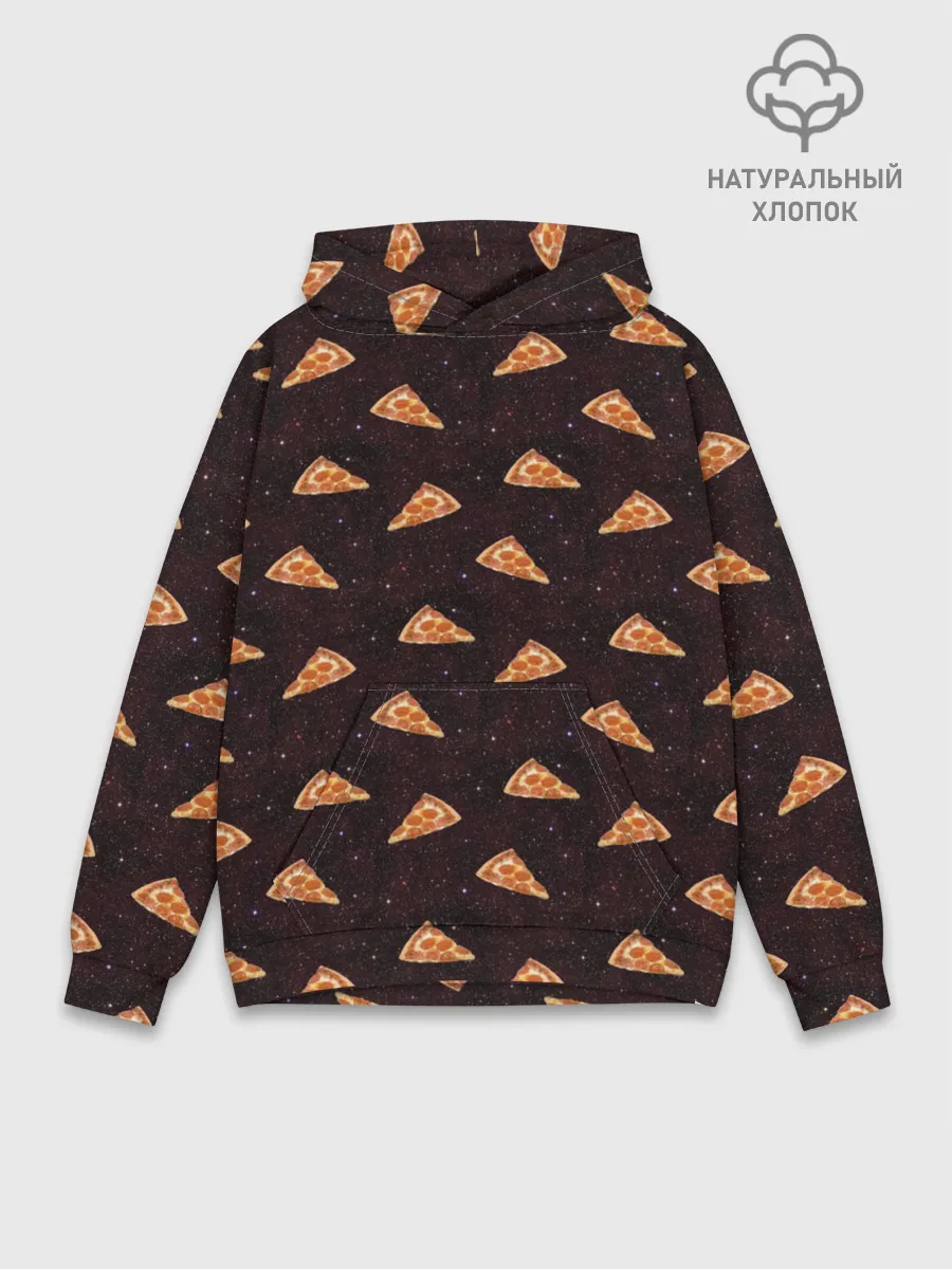 Худи мужской база хлопок / Galaxy pizza