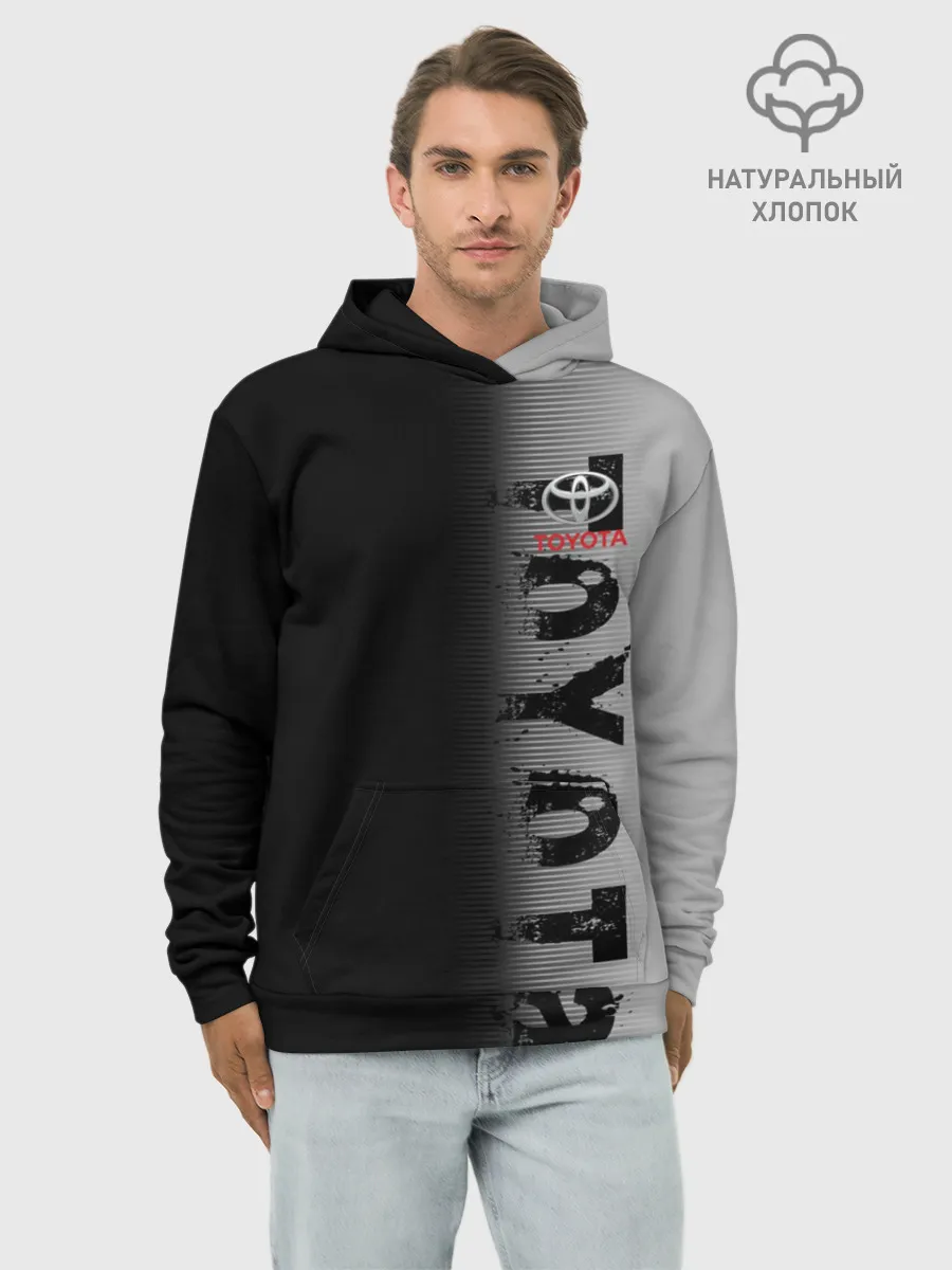 Худи мужской база хлопок / TOYOTA SPORT