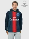 Худи мужской база хлопок / PSG Форма Новая Home 18/19