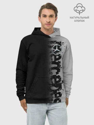 Худи мужской база хлопок / MERCEDES BENZ SPORT